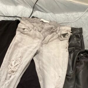 Stylish Gray Women's Jeans